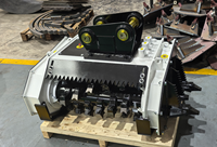 Tête de broyage rotative MONDE pour excavatrices forestières
