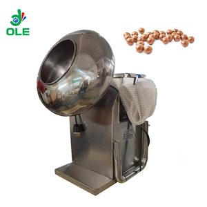 Máquina de recubrimiento de maní Simple de 400mm, máquina automática de recubrimiento de chocolate con fechas, máquina de recubrimiento de caramelo de azúcar de maní - Product Image 3