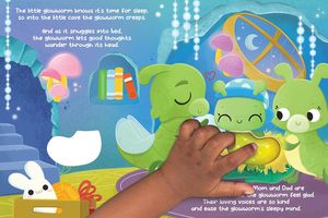 Hora de acostarse para Glowworm Libro de tablero con luz y tacto sensorial para niños - Product Image 2
