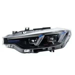 Yükseltme tam LED far far 2016-2018 için BMW 3 F30 F35 halojen HID Xenon kafa lambası 2013-2015