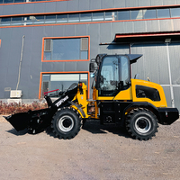 Mini Caricatore Compatto con Pala Frontale Diesel 1500kg, Macchinario per Movimento Terra ad Alta Efficienza per Uso Agricolo