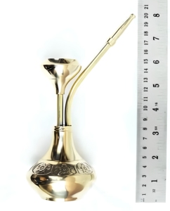 Mini chicha en laiton poli de qualité supérieure, objet de décoration moderne pour la maison, cadeau, objet de collection nautique - Product Image 3