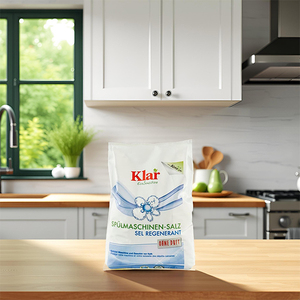 Sel de lave-vaisselle solide écologique et végétalien KLAR, 2 kg, sans parfum, protection contre le calcaire, entièrement biologique - Product Image 3