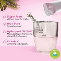 Boisson multi-vitamines beauté au collagène, vitamine C, acide hyaluronique, collagène marin liquide, poudre de boissons aromatisées blanchissantes pour la peau