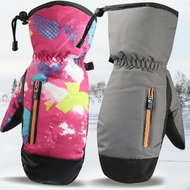 Winter Snow Ski Gloves Mittens Waterproof Men & Women Snowboard Gloves Multiple Colors