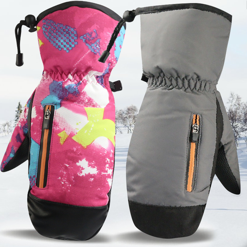 Winter Snow Ski Gloves Mittens Waterproof