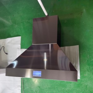 36 Inch 1000m/hr Electric <b>Kitchen</b> Cooker Hood Touch Screen Control Auto <b>Timer</b> Baffle Filter Stainless Steel Household Commercial - Product Image 5