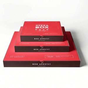 Fournisseur de boîtes à pizza en vente chaude près de chez moi, boîte en kraft, grand logo Napoli, fournisseur de boîtes à pizza de qualité alimentaire - Product Image 5