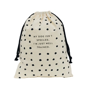 Bolsa de Algodón Natural de 6 oz con Cordón, Personalizable, para Empaque - Product Image 1