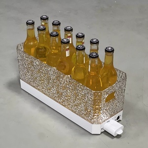 Çok renkli plastik kulüp işıklı led ışık şarap bira 12 şişe için buzluk çanta kova içecekler - Product Image 6
