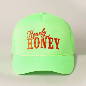 หมวกแก๊ปปักลายฮันนี่ Howdy ลดราคาสุดฮอต ระบายอากาศได้ดี สไตล์คาวบอยตะวันตก เหมาะสำหรับผู้หญิงและผู้ชาย - Product Image 4