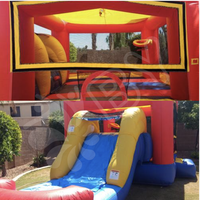 Château gonflable commercial pour enfants, jeux pour nourrissons, Peppa Pig, château gonflable avec toboggan, combo gonflable pour enfants