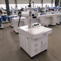 Machine de marquage laser UV de bureau avec axe rotatif en option, marqueur laser ultraviolet pour gravure fine sur matériaux non métalliques et métaux fins