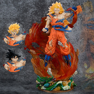 45CM En Gros Dragon Son <span class=keywords><strong>Goku</strong></span> Vegeta Ball DBZ Super Saiyan Japonais Modèle Cadeaux Collection Figurine Jouet PVC Anime Figure - Product Image 1