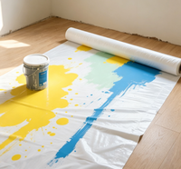 Tapis de sol auto-adhésif non tissé blanc imperméable et anti-poussière pour la rénovation de maison et les projets de décoration intérieure