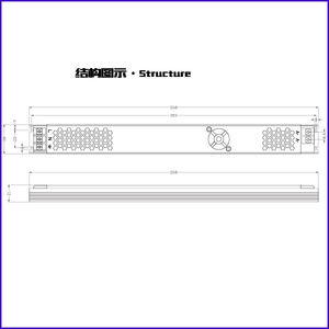 HX-200CBL-24 AC DC Ультратонкий Тонкий 24 В Светодиодный источник питания, 200 Вт, без шума, светодиодный драйвер для освещения и рекламного щита - Product Image 3
