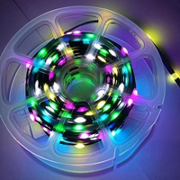 Lumières LED de type pixel en forme de galets ETOP, adressables, pixels en forme de galets, couleur de rêve complète, IP67, 3 broches, 4 broches, RGB, RGBW, guirlandes lumineuses féériques