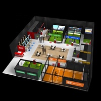 Simulateur de football virtuel AR interactif, équipement de sport et de divertissement interactif