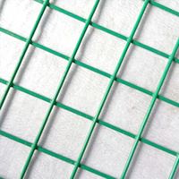 Rouleaux de grillage soudé pour l'élevage en ferme avec galvanisation électrolytique et revêtement en PVC plastique