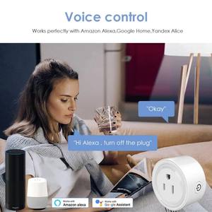 Tuya 16A Smart Plug Mini enchufe con Smart Life App Wifi habilitado funciona con Alexa y Zigbee Network UK/EU Smart Plug - Product Image 3