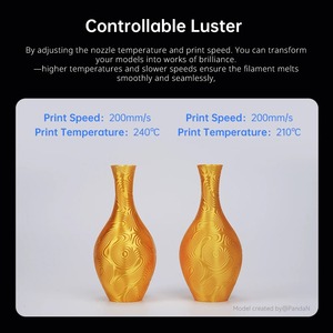 Filament d'imprimante 3D en PLA soyeux 1,75 mm 5 kg Matériel pour imprimante 3D FDM S1C Kobar 3 Max - Product Image 3