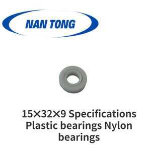 Rodamiento de Plástico Nantou 15x32x9mm para Piezas de Máquinas de Impresión, Rodamiento de Nylon Blanco - Product Image 4