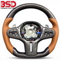 Volant en fibre de carbone forgé sur mesure avec LED Rpm pour BMW G21 G22 G23 G30 G31 G38 G80 G82 G83 5 M2 M3 M6 F46 F45