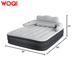 Cama inflable Woqi 203x153x46 cm con cabecera y bomba para camping y uso doméstico - Product Image 5