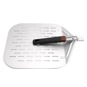 Espátula para Pizza de Aluminio 63.5x32cm con Mango Plegable, Herramienta para Transferir y Hornear - Product Image 3