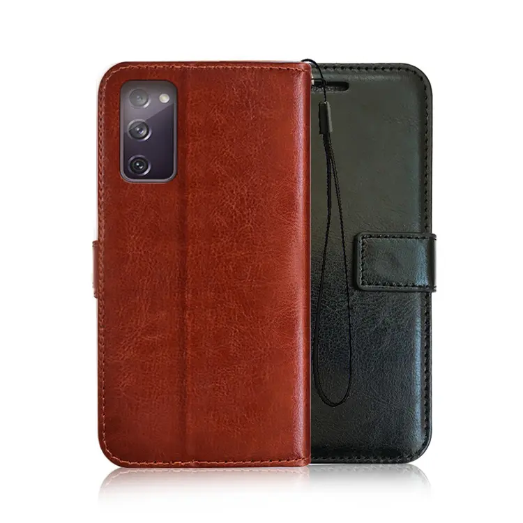 Suodarui Factory PU Flip leather case For Samsung S21 Ultra/ FE / Note 20 A71 A51 ect. cover Book Wallet Pouch