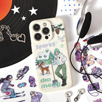 Autocollants PET créatifs style manga pour livres, haute transparence, imperméables, pour bandes dessinées - Offre Spéciale