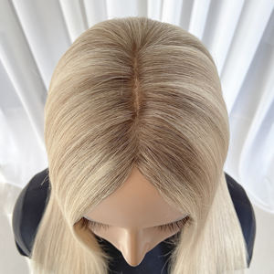 SBT18/60 #   Mini Peluca de Cabello Humano, Base Mono de Alta Calidad, Topper de Cabello, Toupee para Mujer, 100% Cabello Humano para Mujeres con Alopecia - Product Image 3