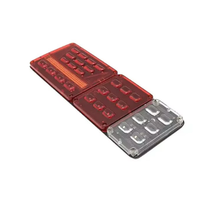 Feux arrière Led universels Feu arrière de <span class=keywords><strong>remorque</strong></span> de camion à LED 24V Rouge-Ambre-Blanc Couleur Imperméable - Product Image 2