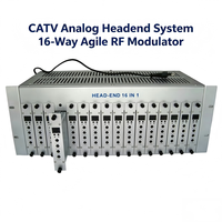 Modulador de RF de 16 Canales, Sistema de Cabecera Fija, Compatible con OEM/ODM para Soluciones de Transmisión CATV