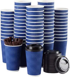 चाय के लिए ढक्कन के साथ डिस्पोजेबल कॉफी कप और ढक्कन के साथ डिस्पोजेबल कॉफी कप चाय के लिए ढक्कन के साथ डिस्पोजेबल कप