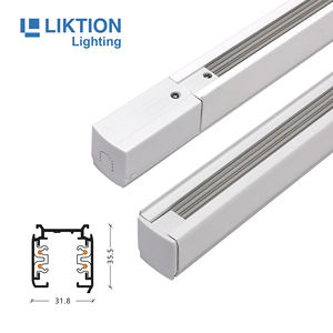 Hotsell 3 Phase 4 Fils Surface Aluminium LED Rail Lumineux COB Projecteur pour Superparket Store Retail Shop - Product Image 3