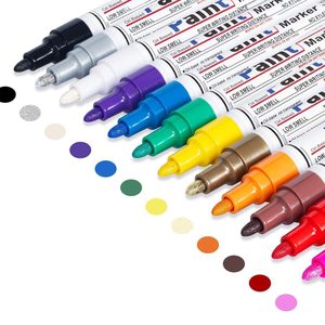 Hot Sale 12 Colours Oil Based Waterproof Durable Permanent <b>Paint</b> Marker Pen Graffiti Markers Tire Pen - Product Image 1