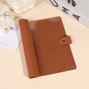 Pu <b>Leather</b> Minimalist Case for Hardcover A5 Journal Cover <b>Refillable</b> Travelers <b>Notebook</b> - Product Image 5