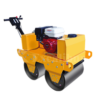Compacteur, mini rouleau compresseur vibrant, double tambour, rouleau compresseur vibrant, machine de compactage du sol