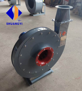 9-16 고압 원심 유도 흐름 팬 분진 제거 블로워 모터 달팽이형 팬 식당 주방 환기 카본 - Product Image 1