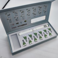 Boîte en forme de livre en papier aseptique avec fenêtre, couvercle rigide magnétique, doublure en mousse éponge imprimée sur mesure, conception gratuite, ODM OEM, pour stylo à injection