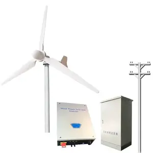 그리드 380V 10KW 시스템 키트 꼬리 날개 요 10KW MPPT 공장, 농장, 공원 사용을위한 풍력 터빈 직접 영구 자석 발생기