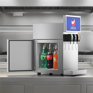 Dispensador de Bebidas Frías de Grado Comercial con 3 Válvulas de Enfriamiento Rápido para Restaurantes, Cafeterías y Bares, Dispensador de Refrescos - Product Image 1