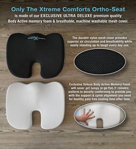 2019 aliviar suave fatiga coxis dolor aliviar precio competitivo memoria 3D cubierta de malla ergonómico cojín del asiento - Product Image 5