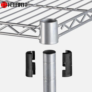 Estantería de alambre para baño, Metal plateado, 3 niveles, para máquina de lavado - Product Image 4