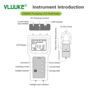 VLUUKE ES9050 High Performance High-Precision 0.2 Accuracy Digital Analog Multimeter Continuity Testing 0.1-1000V/50uA-10A Range - Product Image 6