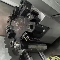 Mesin Bubut CNC FANUC Full Function Slant Bed HT6 Mesin Bubut CNC Twin Spindles Pusat Pembubutan Otomatis