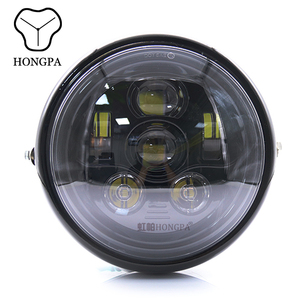 Faros delanteros de proyector LED redondos para motocicleta de 7 pulgadas para <span class=keywords><strong>Benelli</strong></span> <span class=keywords><strong>Leoncino</strong></span> 500bj Cafe Racer - Product Image 1