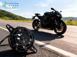 Ventilateur de radiateur de véhicule de croisière de 7 pouces AC.117.4025 Système de refroidissement du moteur de moto Ventilateur de dissipation de chaleur carré - Product Image 3