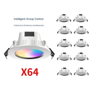 Lámpara de Techo LED RGB Inteligente para el Hogar, Cilindro Empotrado, Wifi, 5W, 2.5 Pulgadas, con Control Remoto/Voz/Aplicación - Product Image 3